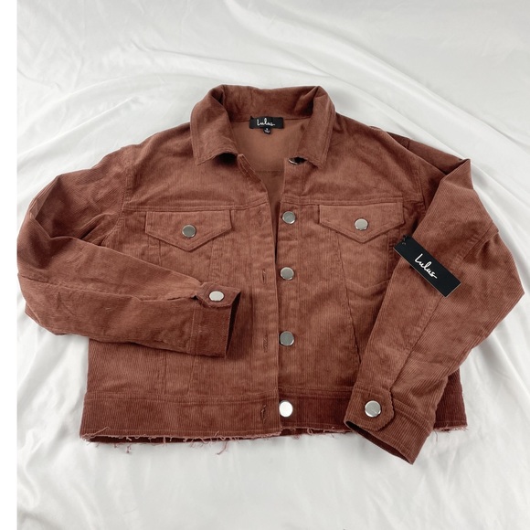 Lulus Jackets & Blazers - NWT Lulus corduroy jacket size small